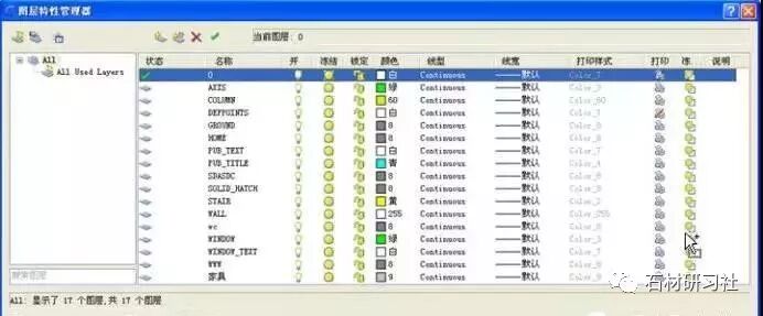 解锁图层的方法_解锁图层的快捷键_cad图层解锁