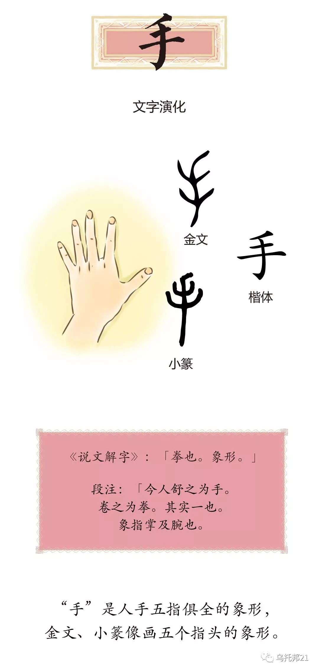 由肢体演化而来的汉字 乌托邦21 尧尧的文字课 乌托邦21 微信公众号文章阅读 Wemp