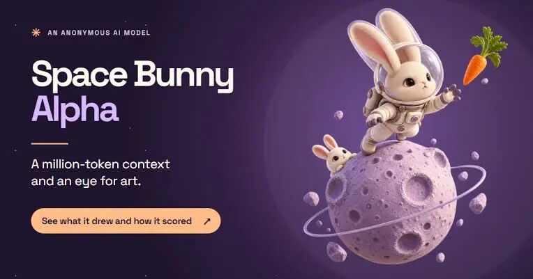 Space Bunny Alpha: 1M Context, Benchmarks & SVG Art