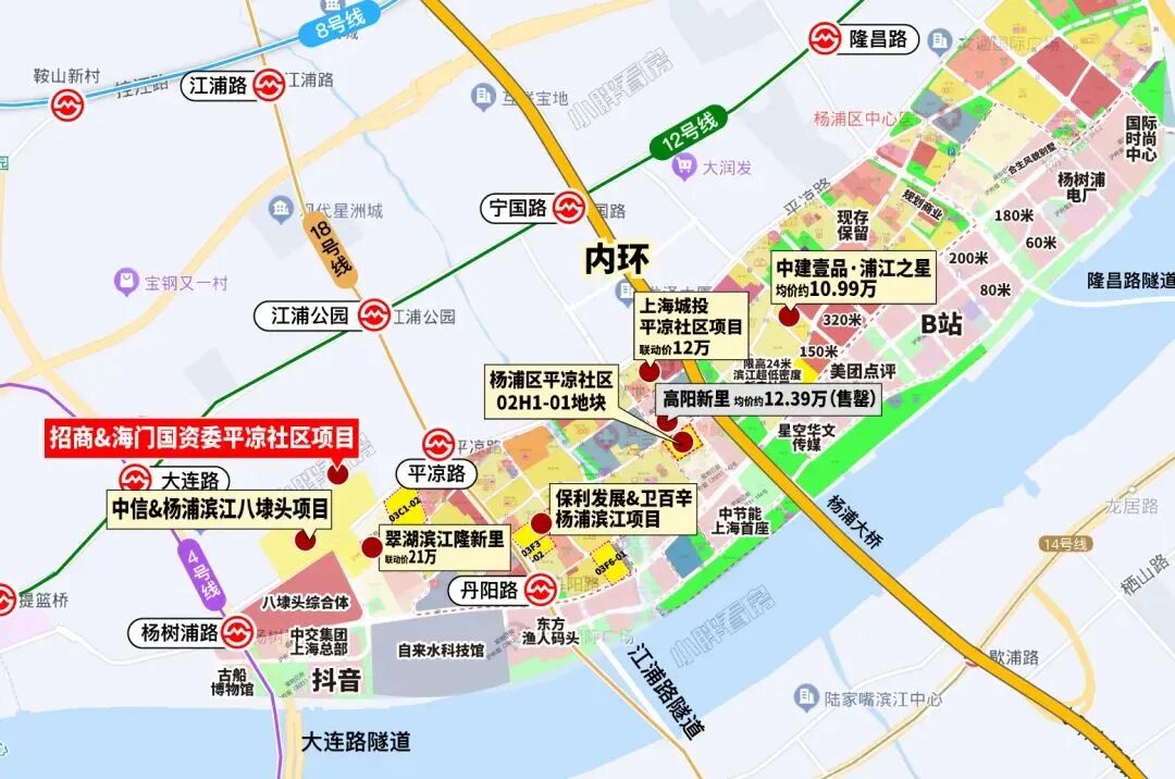 上海丨杨浦滨江动静有点大!超30个供应蓄势待发