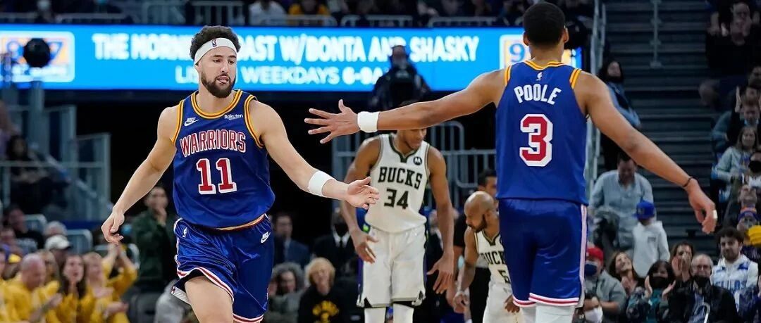 舒服了！克莱大爆发，普尔持续高光，维金斯回暖，库里三单很轻松