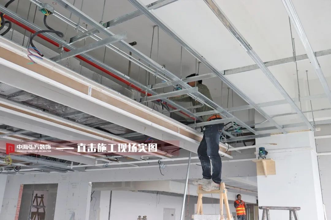 施工巡檢丨酷派辦公室裝修工程巡檢施工現場(chǎng)！(圖3)