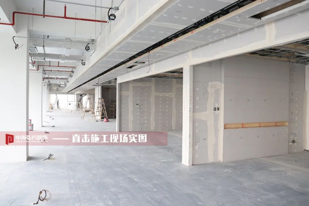 施工巡檢丨酷派辦公室裝修工程巡檢施工現場(chǎng)！(圖1)