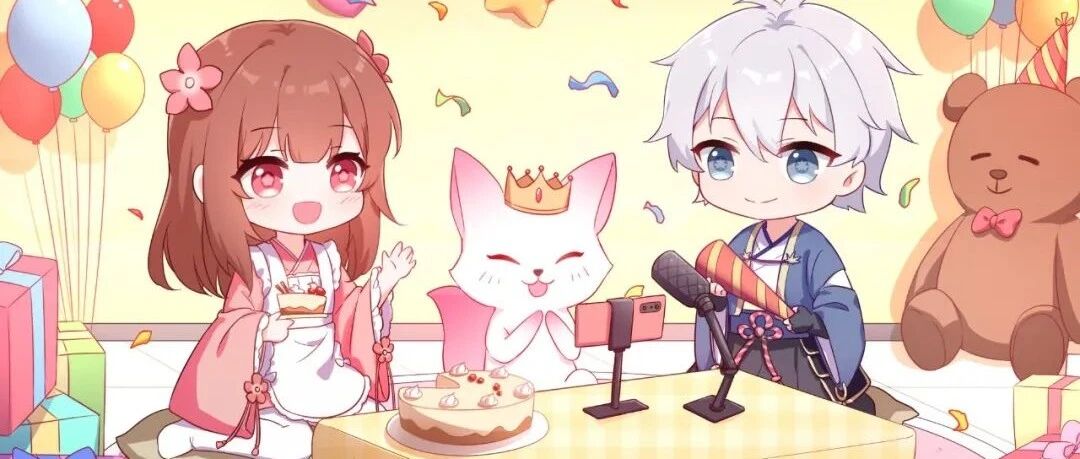 祝漫小狐一周岁生日快乐！