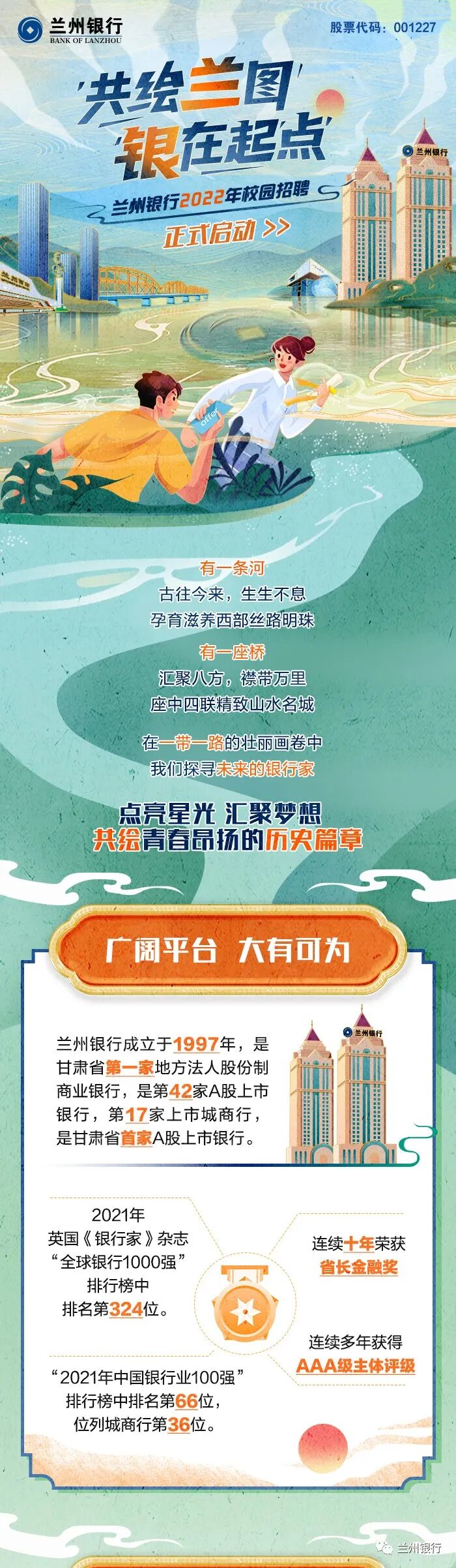 招聘 | 兰州银行