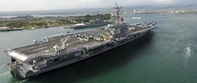 美媒：美国“里根”号航母屡进南海活动