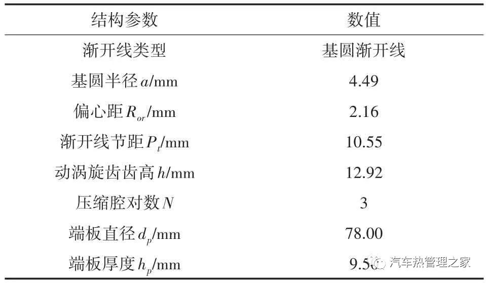 18cc涡旋压缩机动涡旋盘的热应力分析的图3