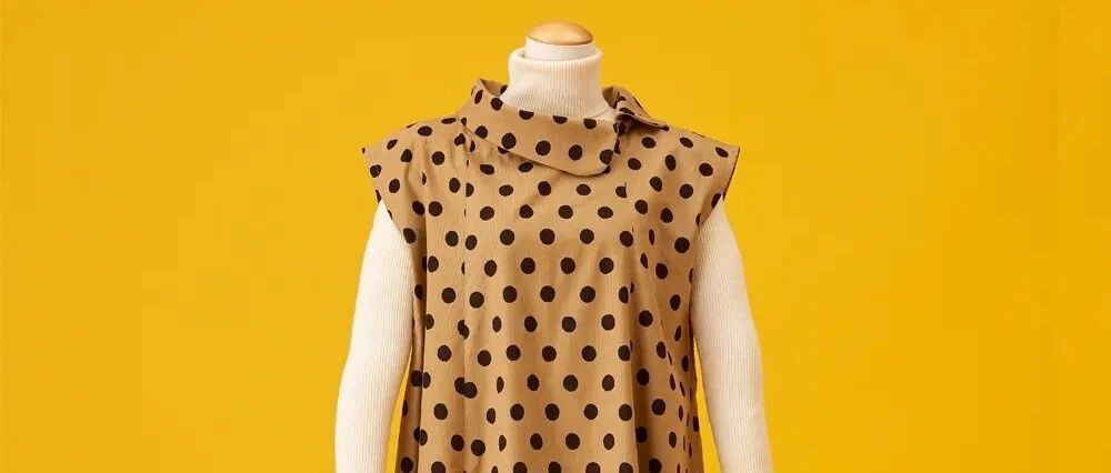 图纸丨由简单纸样制成的侧领A形连衣裙