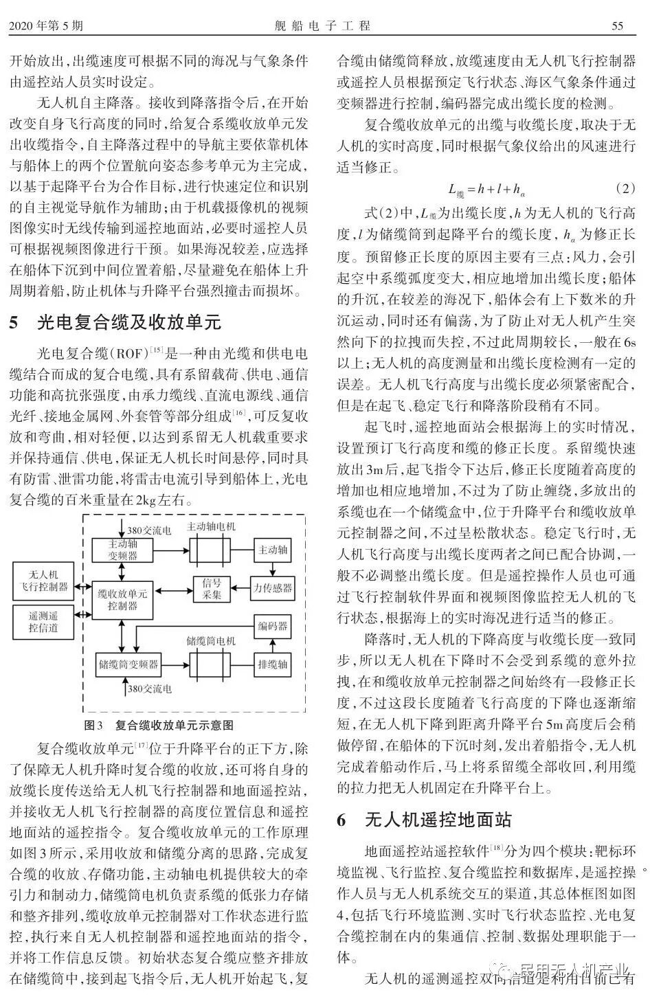 系留式多旋翼無人機在水面靶標實現技術研究的圖4