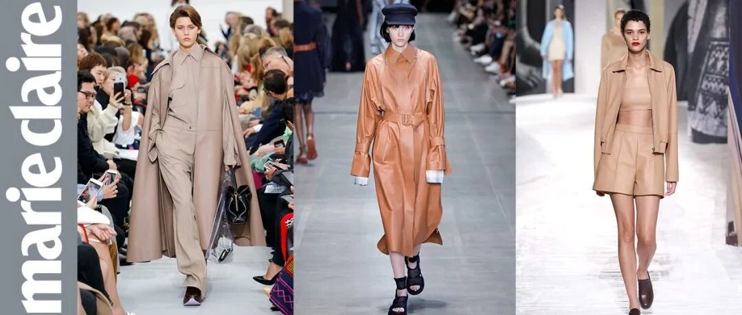 冬日里的沙丘色皮衣