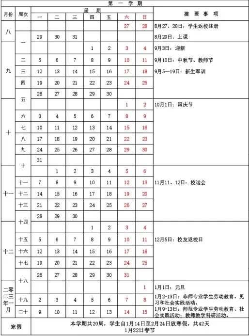 2023广东第二师范学院寒假时间安排 什么时候放寒假