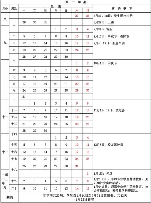 2023广东第二师范学院寒假时间安排 什么时候放寒假