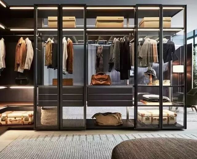 今年衣柜居然流行这样子的设计。