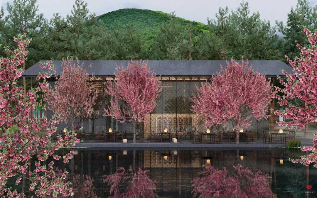 花园餐厅 | 以黑胡桃诠释工笔花鸟里的婉约审美插图1