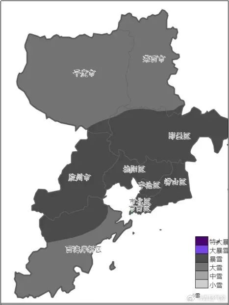 受寒潮影響,2月19日起,山東龍口市遭遇雨雪和大風降溫天氣,海面最大