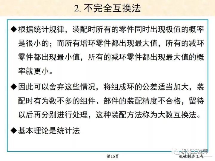 【专业PPT】装配方法与装配尺寸链的计算，收藏起来慢慢看！的图15