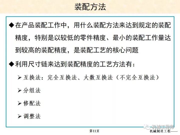 【专业PPT】装配方法与装配尺寸链的计算，收藏起来慢慢看！的图11