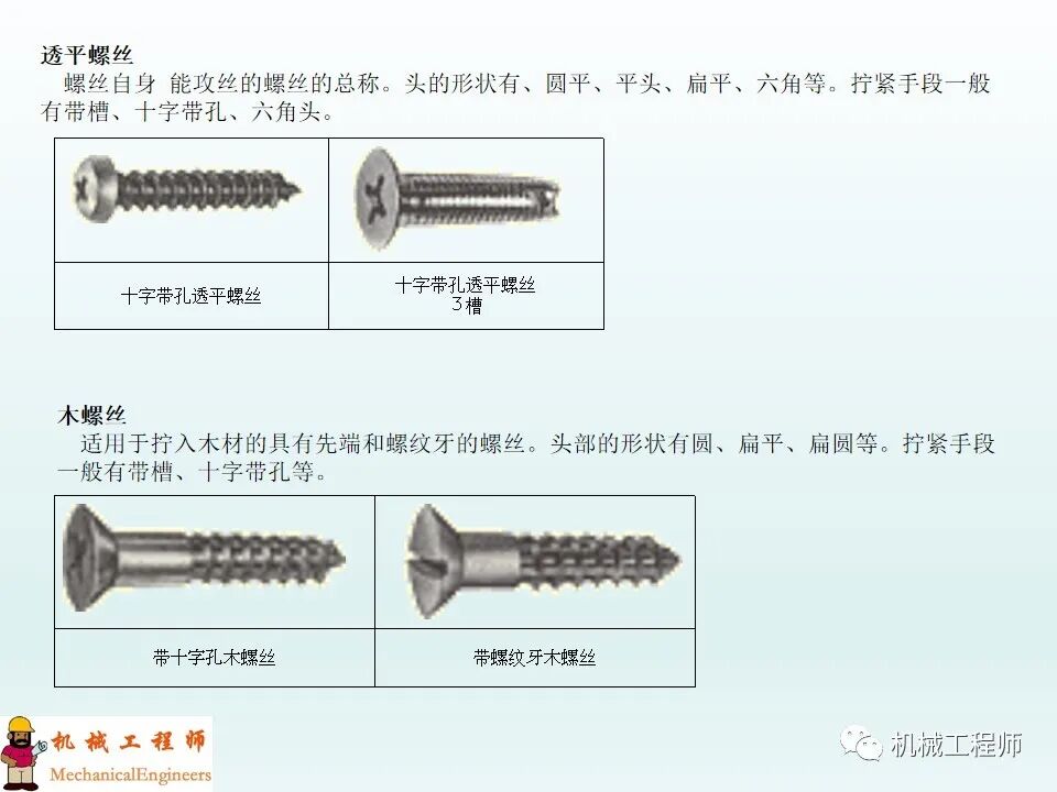 【专业知识】螺钉的种类和拧紧方法，最后再附上螺钉的规格选用！的图7