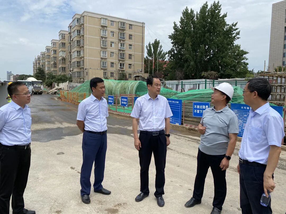 西安城投集团党委书记董事长马胜利一行调研督导重点项目建设