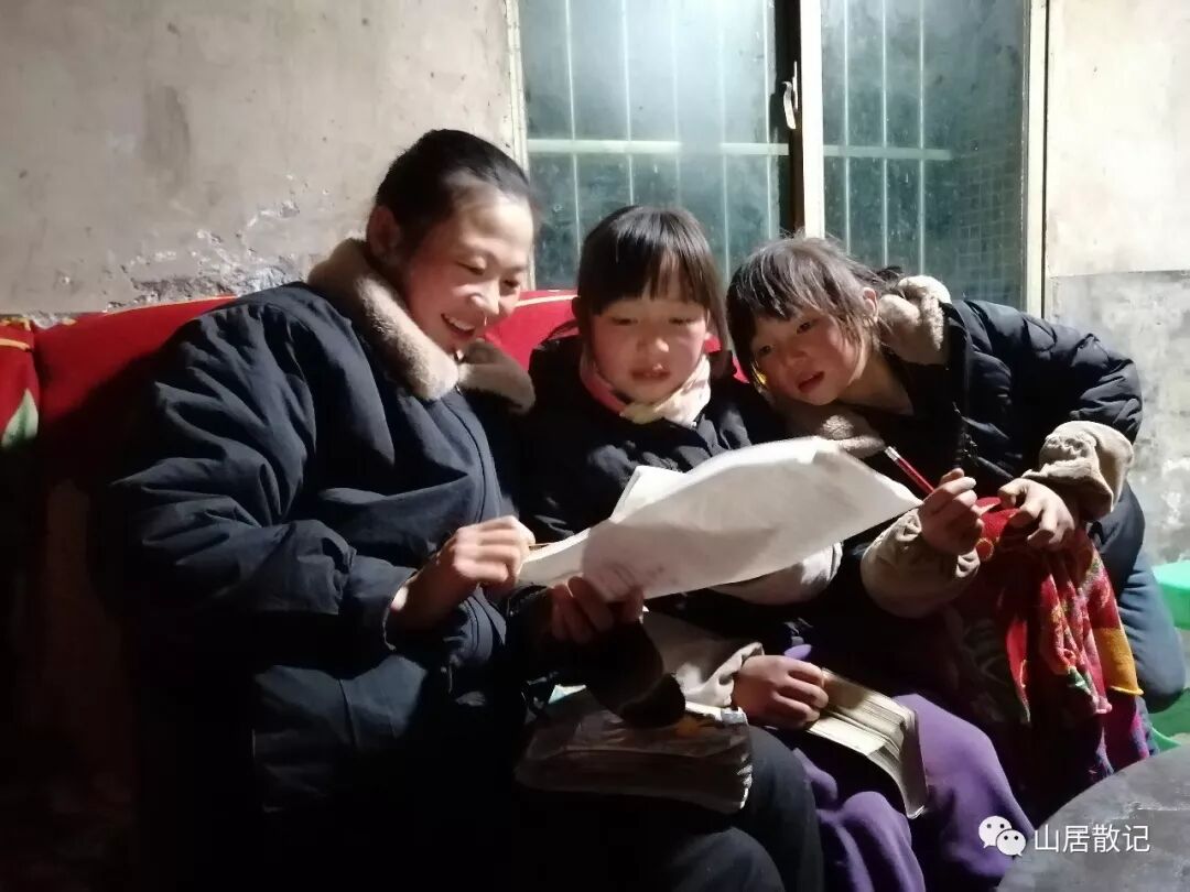 山村支教 | 冬夜 · 在学生家做客