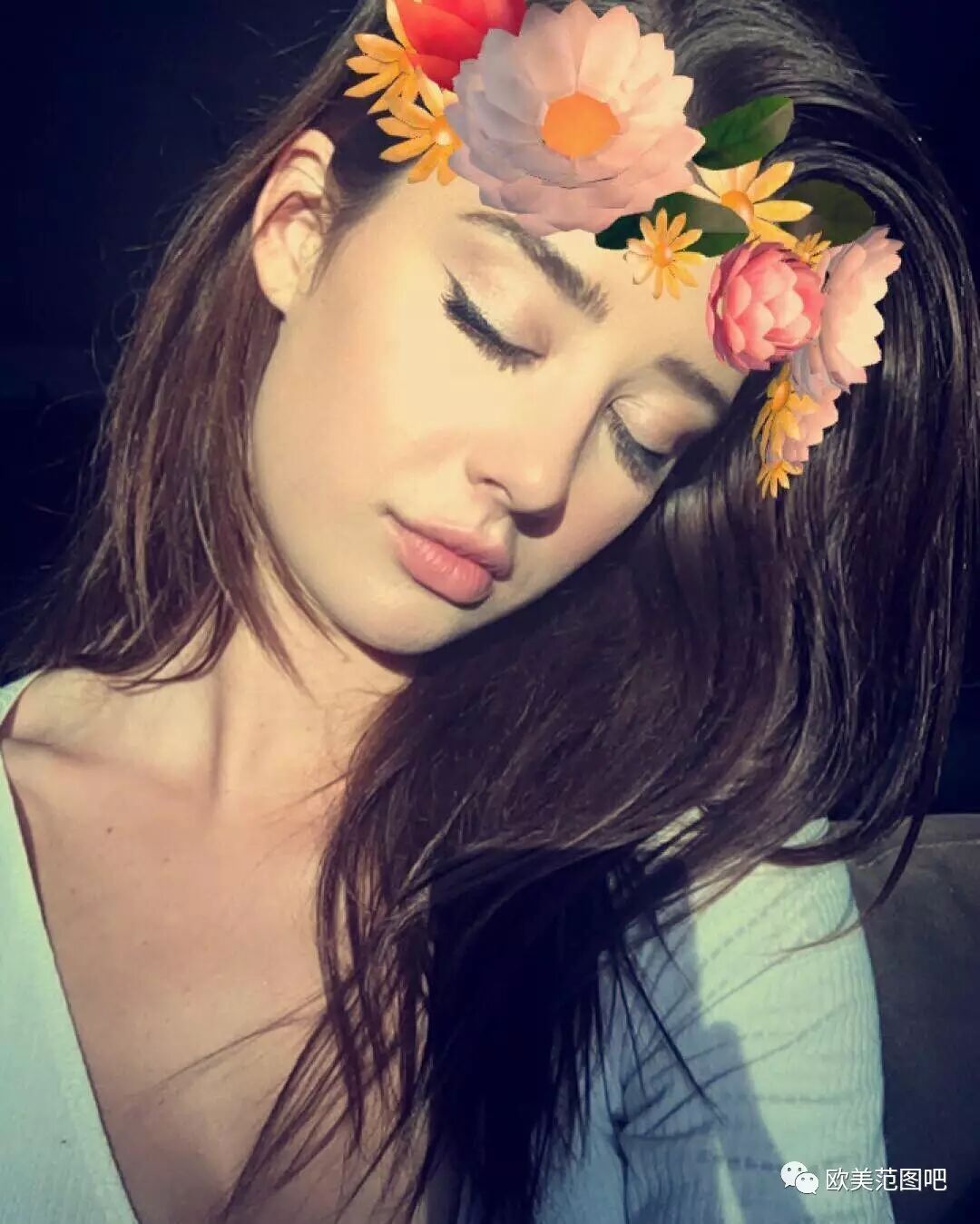 天生双色瞳孔不可思议的嫩模sarahmcdaniel