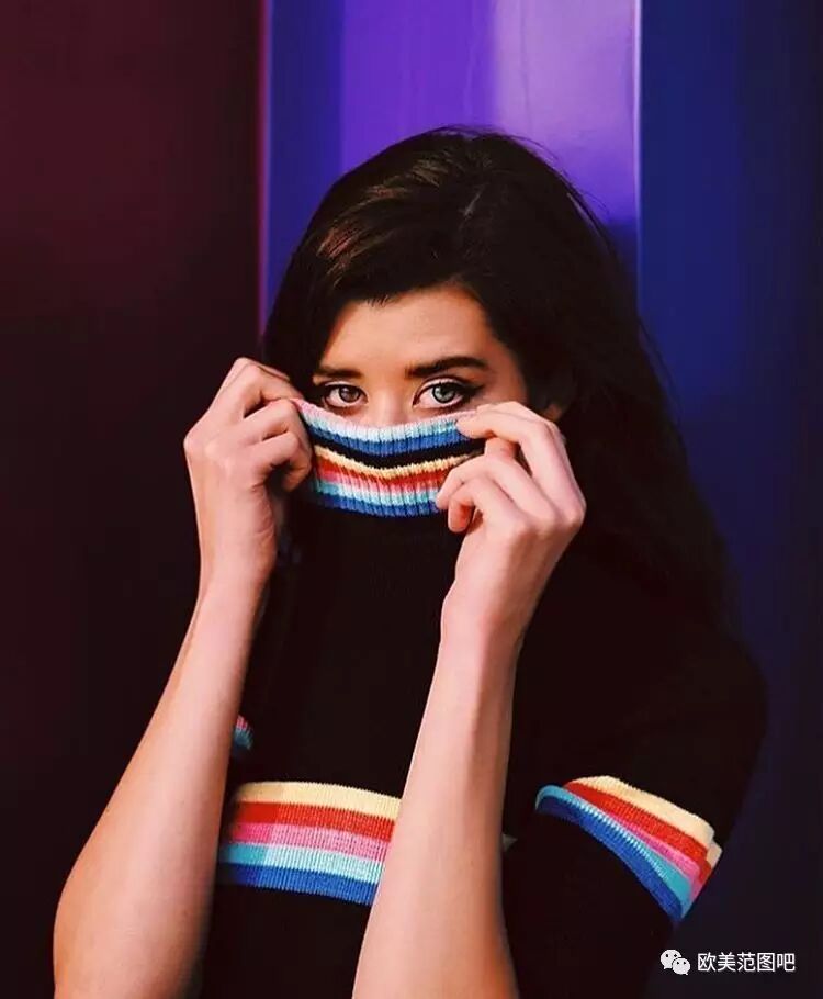 天生双色瞳孔不可思议的嫩模sarahmcdaniel