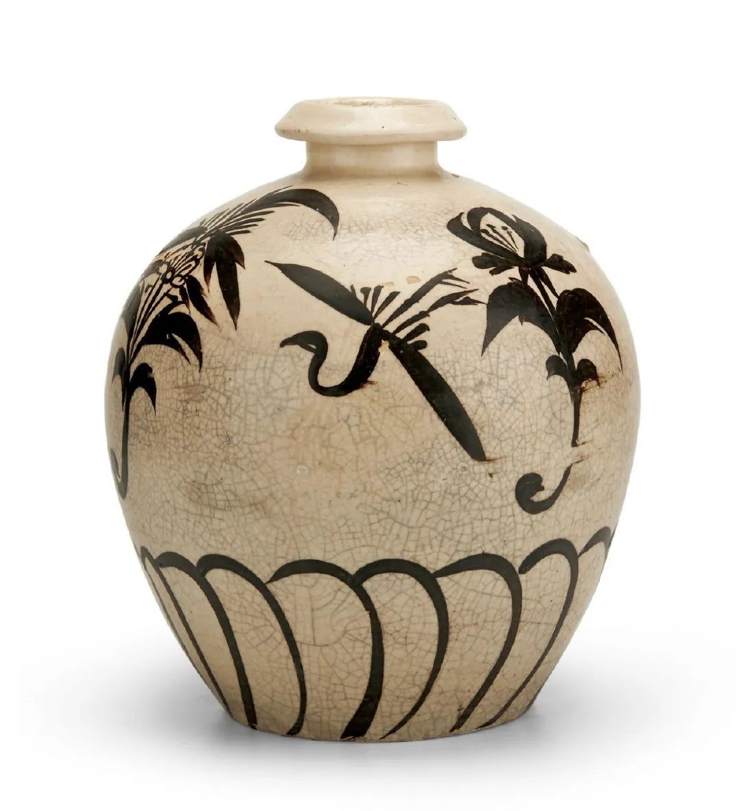 中国美術 古玩 中國磁州窑製 花瓶 美品 中国美術 中国古玩 大清雍正年製銘 色絵花図 花瓶 花生 華瓶 唐