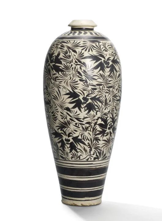 中国美術 古玩 中國磁州窑製 花瓶 美品 v2-