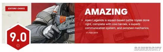 火爆免費遊戲《Apex英雄》獲IGN高分評價 遊戲 第2張