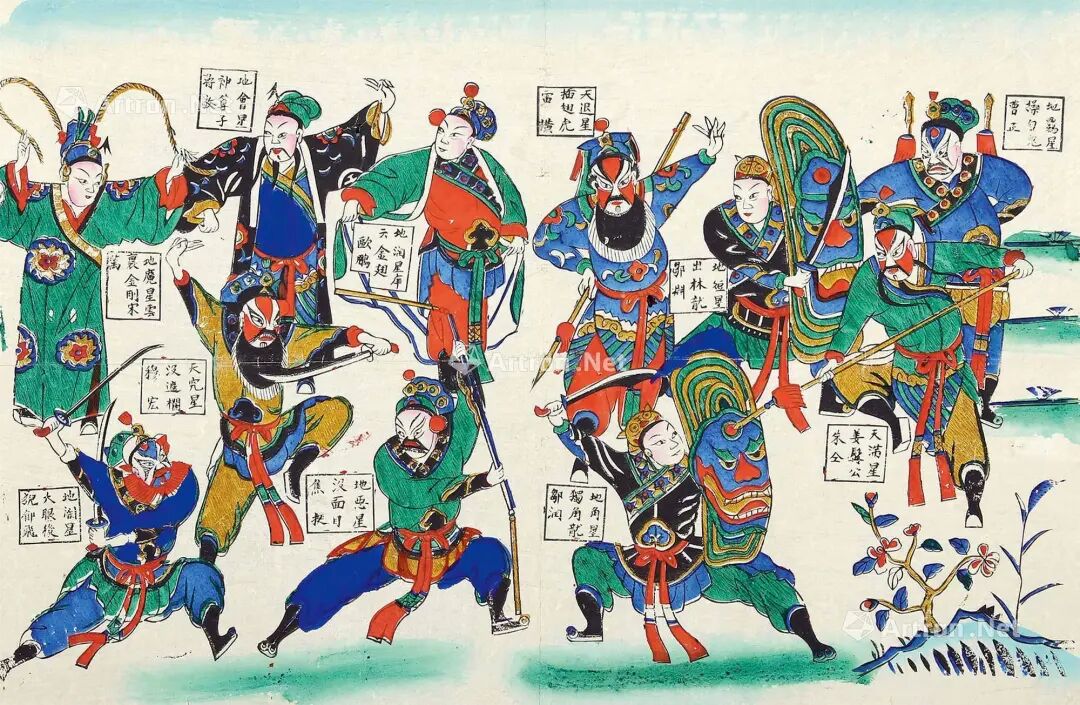 "年画"一词在清代以前的古代文献中尚未发现,历史上曾有门神画,纸画