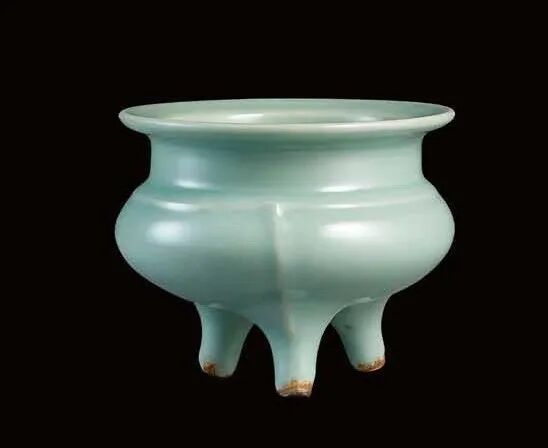 香炉　龍泉窯香炉 :XG8-1 香炉 龍泉窯香炉 :XG8-1 龙泉窑八卦纹香炉