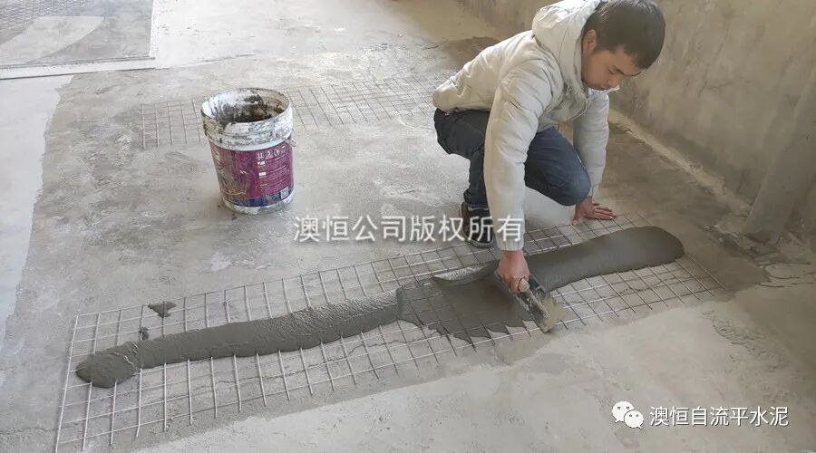 膠泥+鋼絲網(wǎng)施工