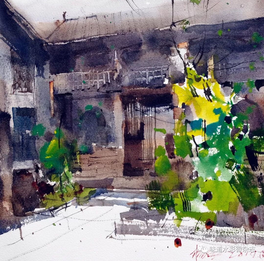 溝口哲平 水彩画