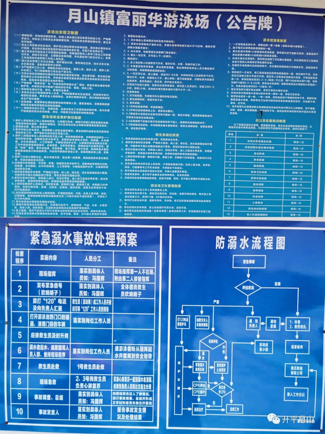 月山镇开展高危险性体育项目游泳场所安全专项检查