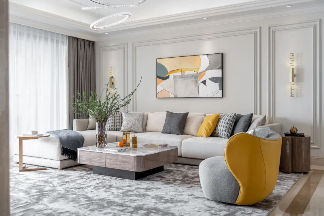 175㎡现代轻奢风样板间，素雅精致的艺术内核！