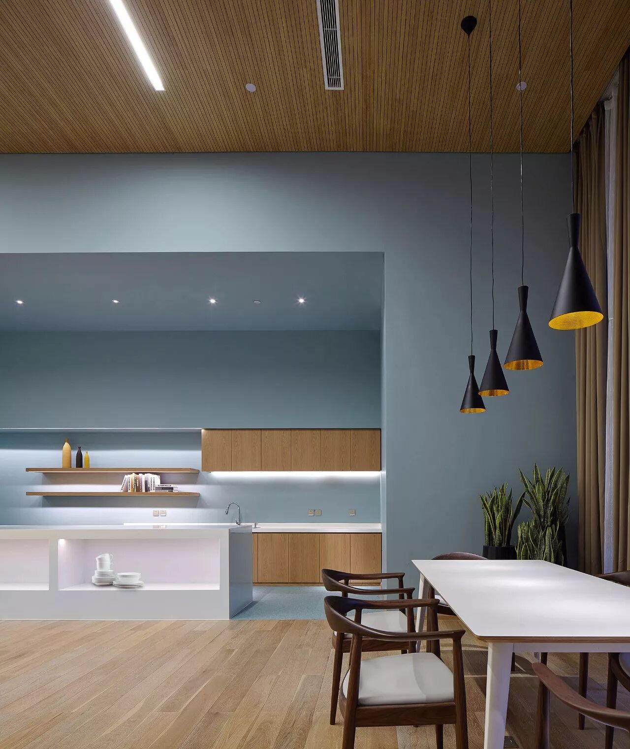 安庭 墨绿气质 道出平和淡泊心境 自由微信 Freewechat