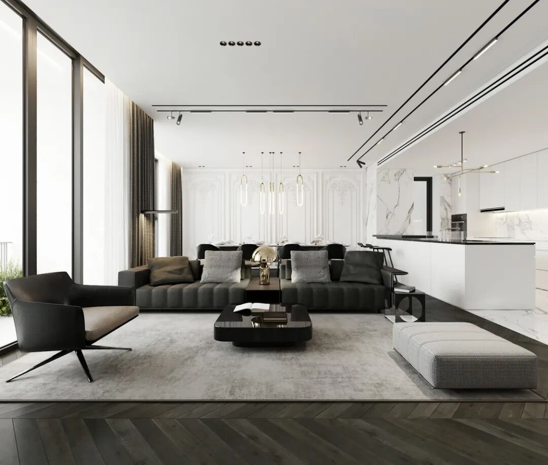 法式极致黑白，超级酷