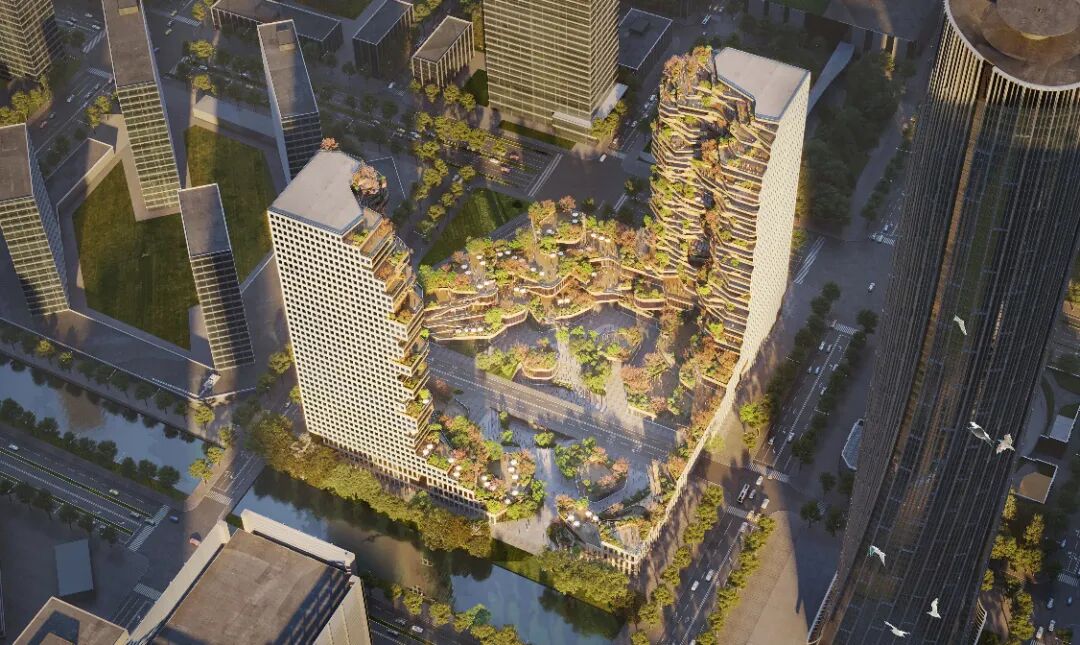 350米奥雷舍人赢南京江北新金融中心大厦