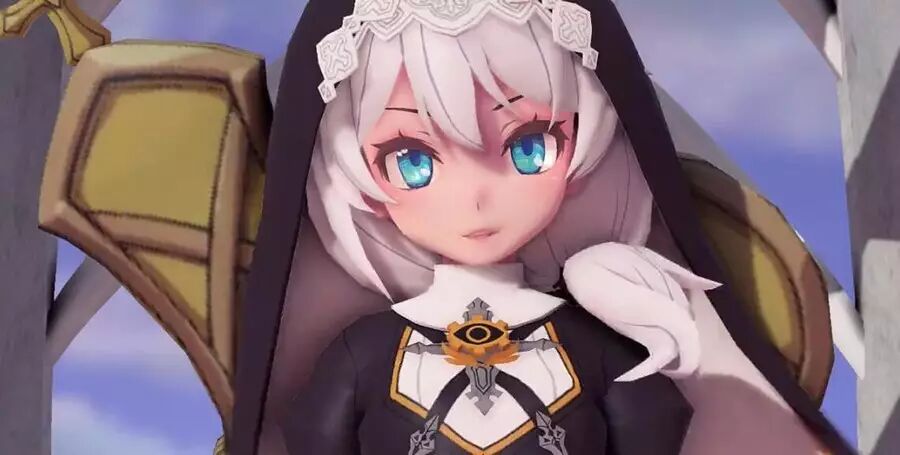 崩坏3德丽莎修女装MMD 还不快向学园长低头