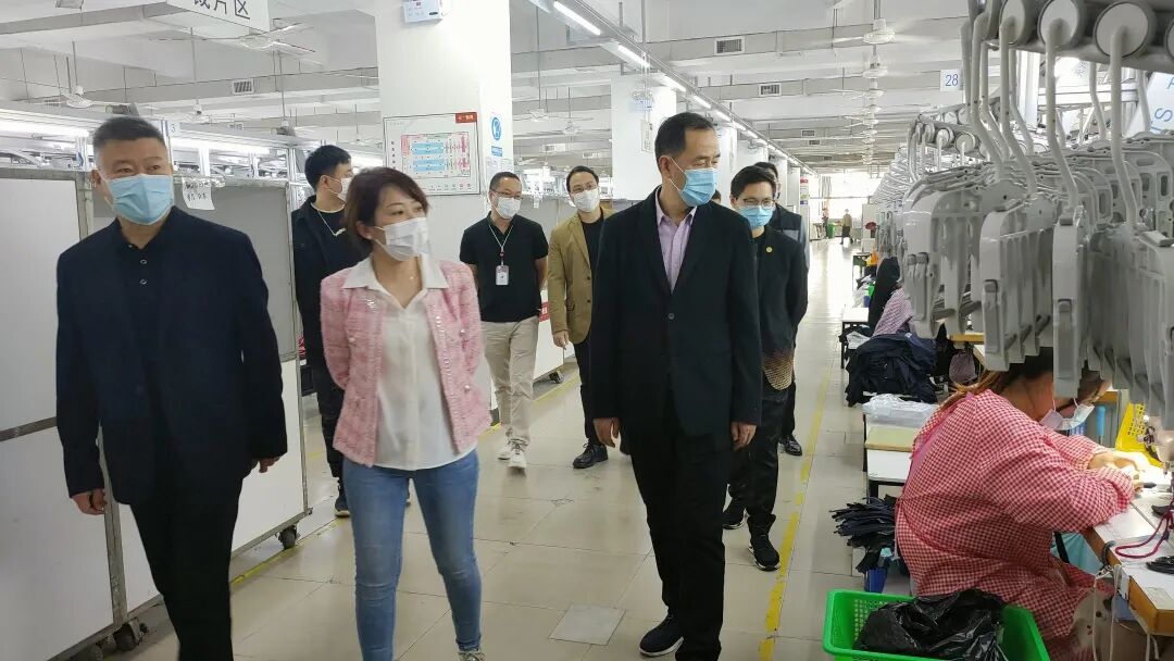 谋划“十四五”，打造“时尚湾区”！省商务厅、粤服协调研沙溪服装产业 资讯 档口微信二维码及货源实拍