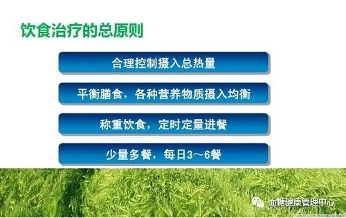 糖尿病饮食治疗规则