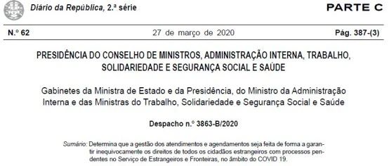 葡萄牙移民局关门到7月1日,线上移民申请正常受理!