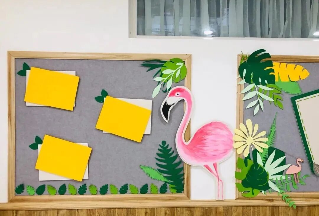 多彩春天66款幼儿园春天主题环创作品集太美了