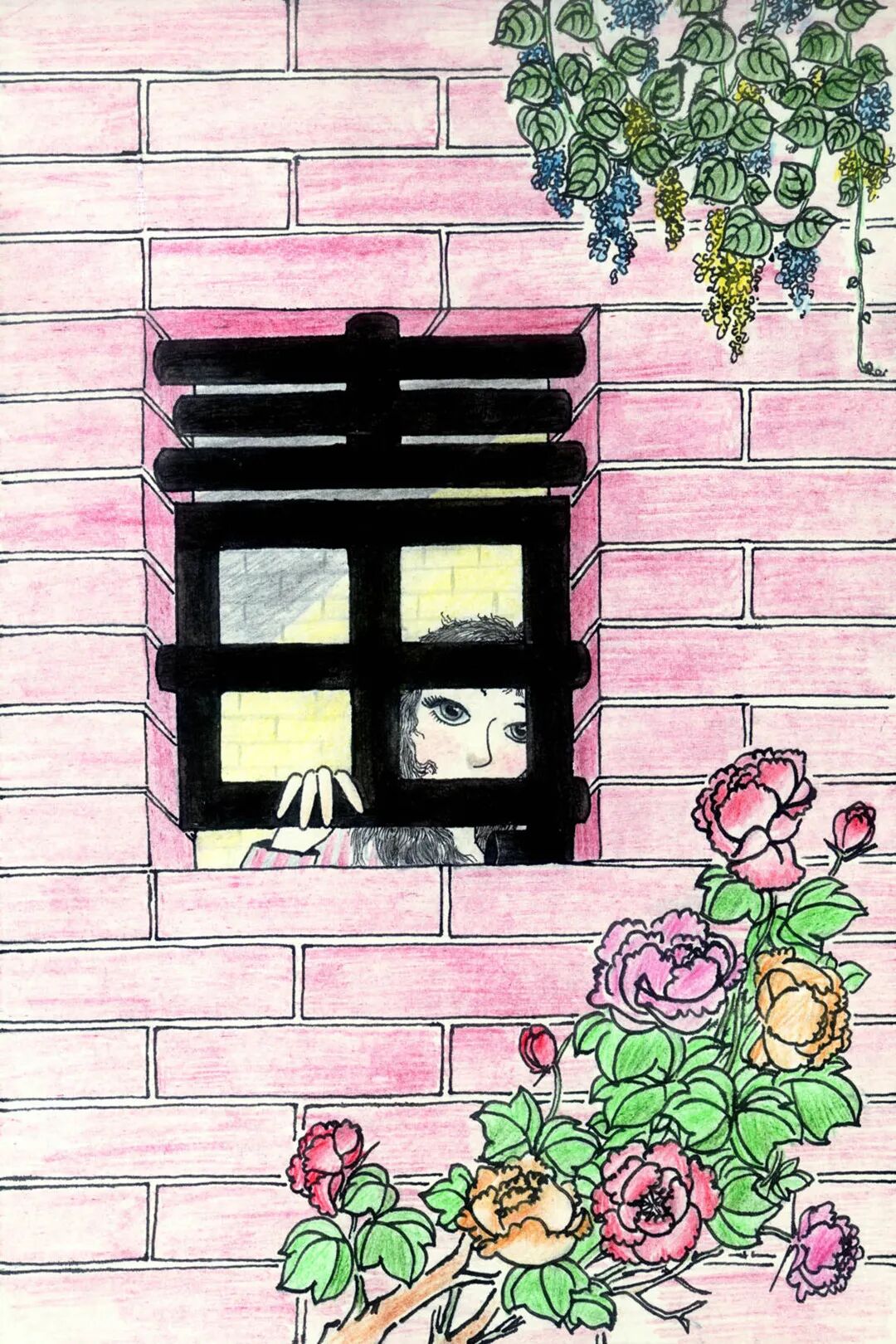 一幅画一束光丨绵阳中学学生禁毒原创主题海报来了