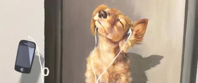 人模狗样！小主人弹古筝，狗子在旁边挥舞着前爪“打拍子”