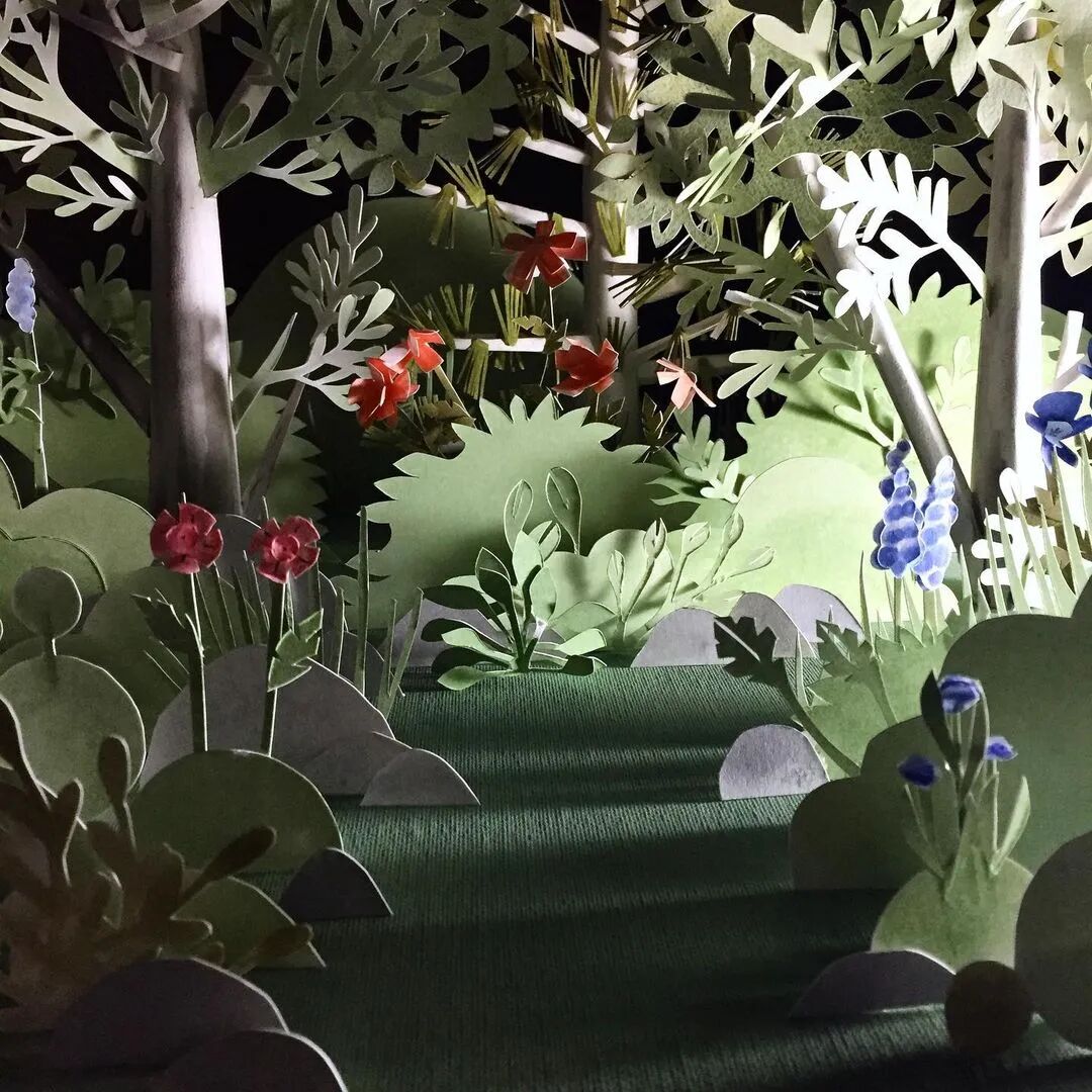 kellypousette的立体纸艺花园植物美学vol8