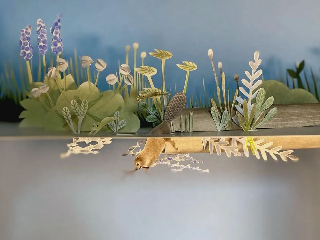 kellypousette的立体纸艺花园植物美学vol8