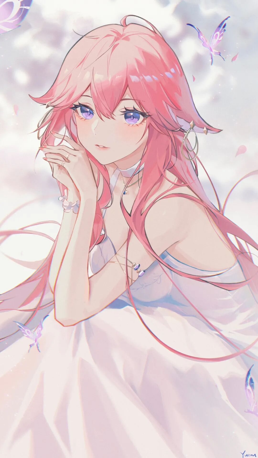 风景壁纸,卡通动漫壁纸,二次元,花草,熊出没,樱岛麻衣,插画,原神美女