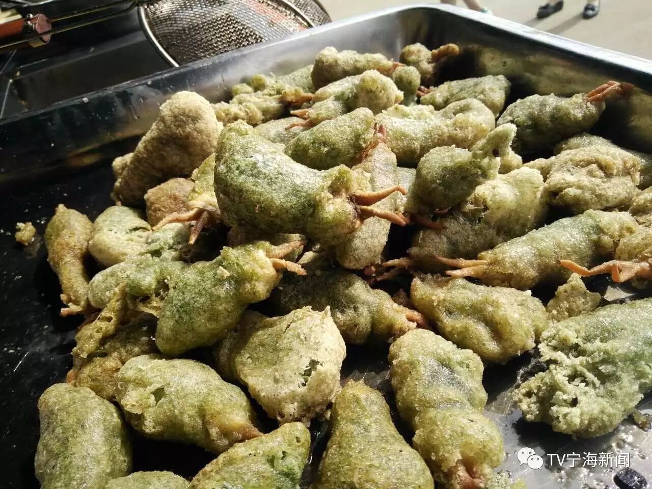 口水直流今天宁海长街蛏子节开幕好吃的居然有这么多