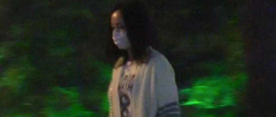 姚笛外出聚会，拍到的素颜脑门油的发亮，无戏可拍打扮邋里邋遢!